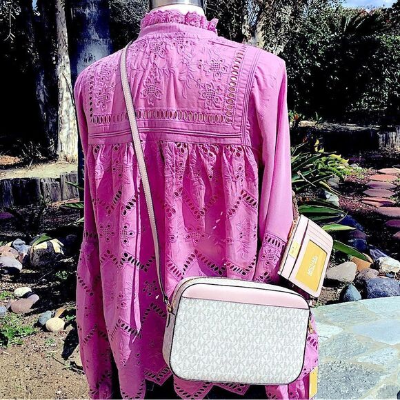 NEW MICHAEL KORS JET SET CROSSBODY AND CARD CASE/COIN - Picture 5 of 13